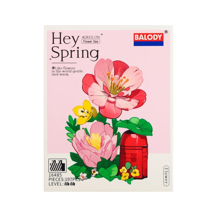 klocki kwiaty wiśnia sakura mr puggy