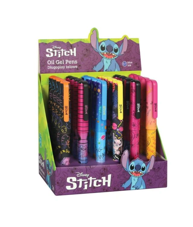długopis żelowy stitch