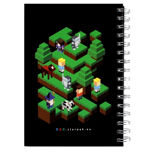 kołonotes pixel a5 linia mr puggy