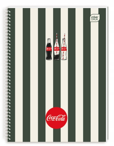 kołozeszyt a5 kratka coca cola mr puggy