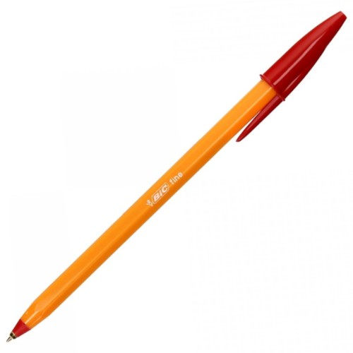 długopis bic czerwony mr puggy
