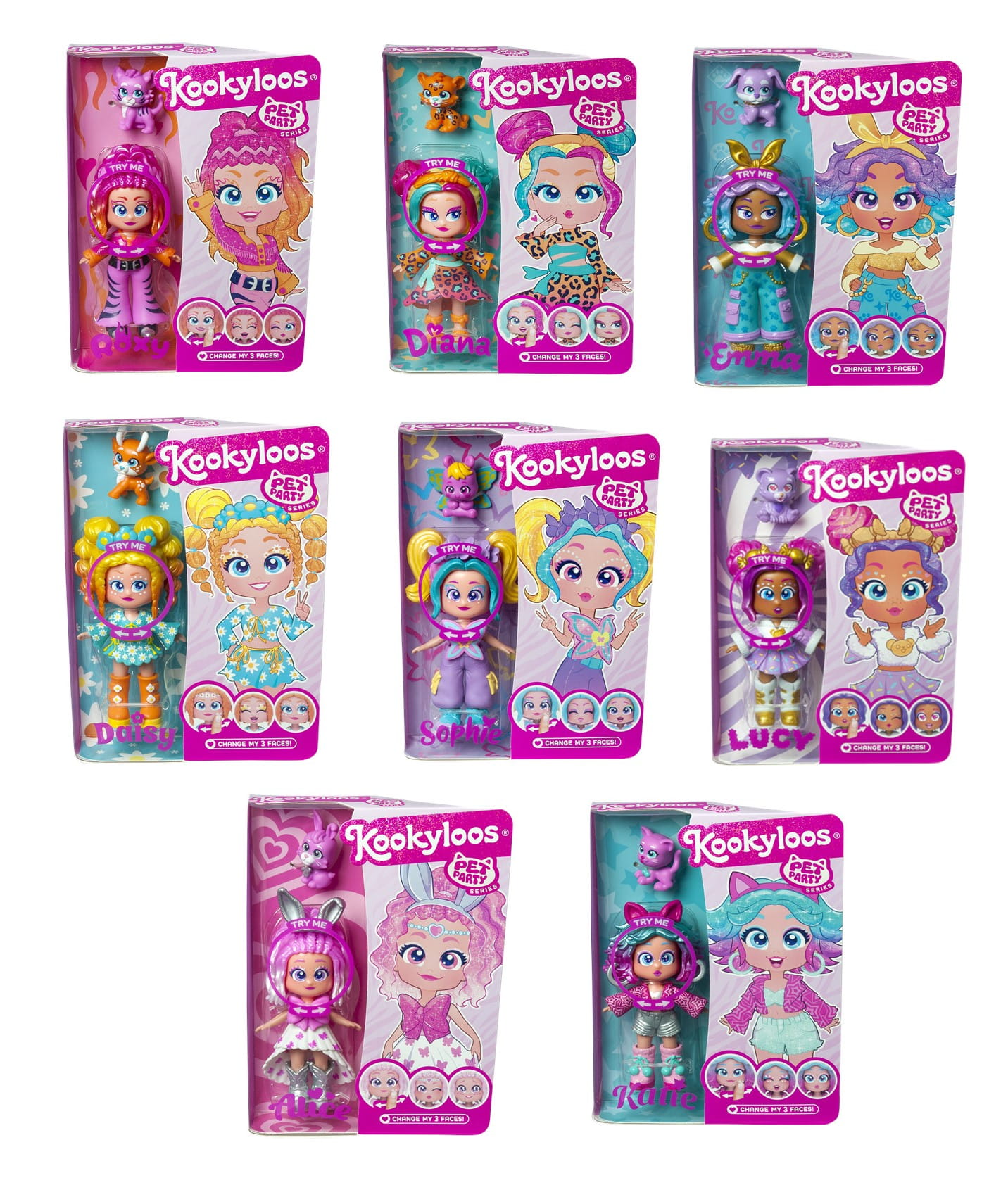 KOOKYLOOS Pet Party Doll