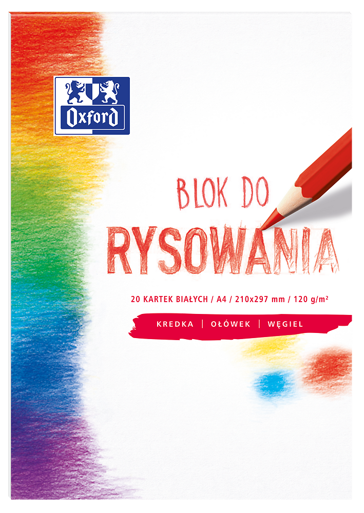 Blok do rysowania A4/120G - Oxford