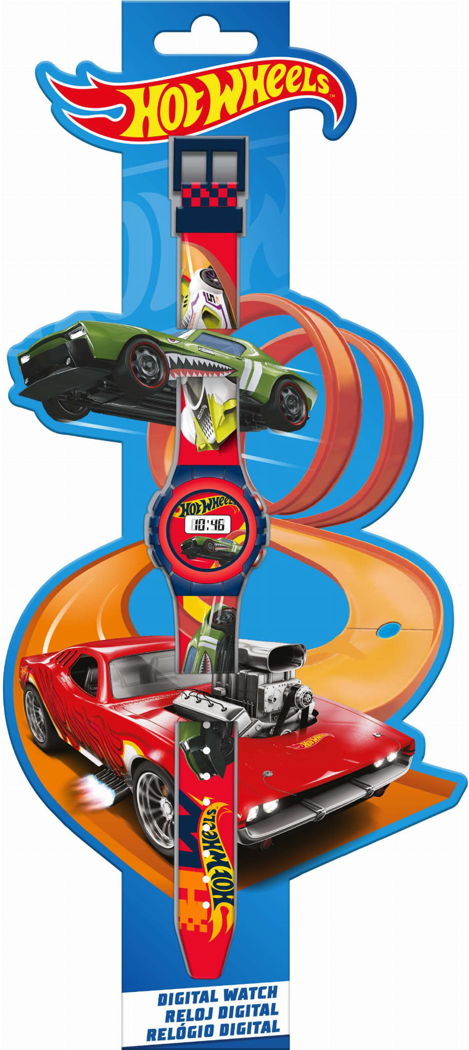 Zegarek cyfrowy KE02 ECO Hot Wheels HW00004 - Kids Euroswan