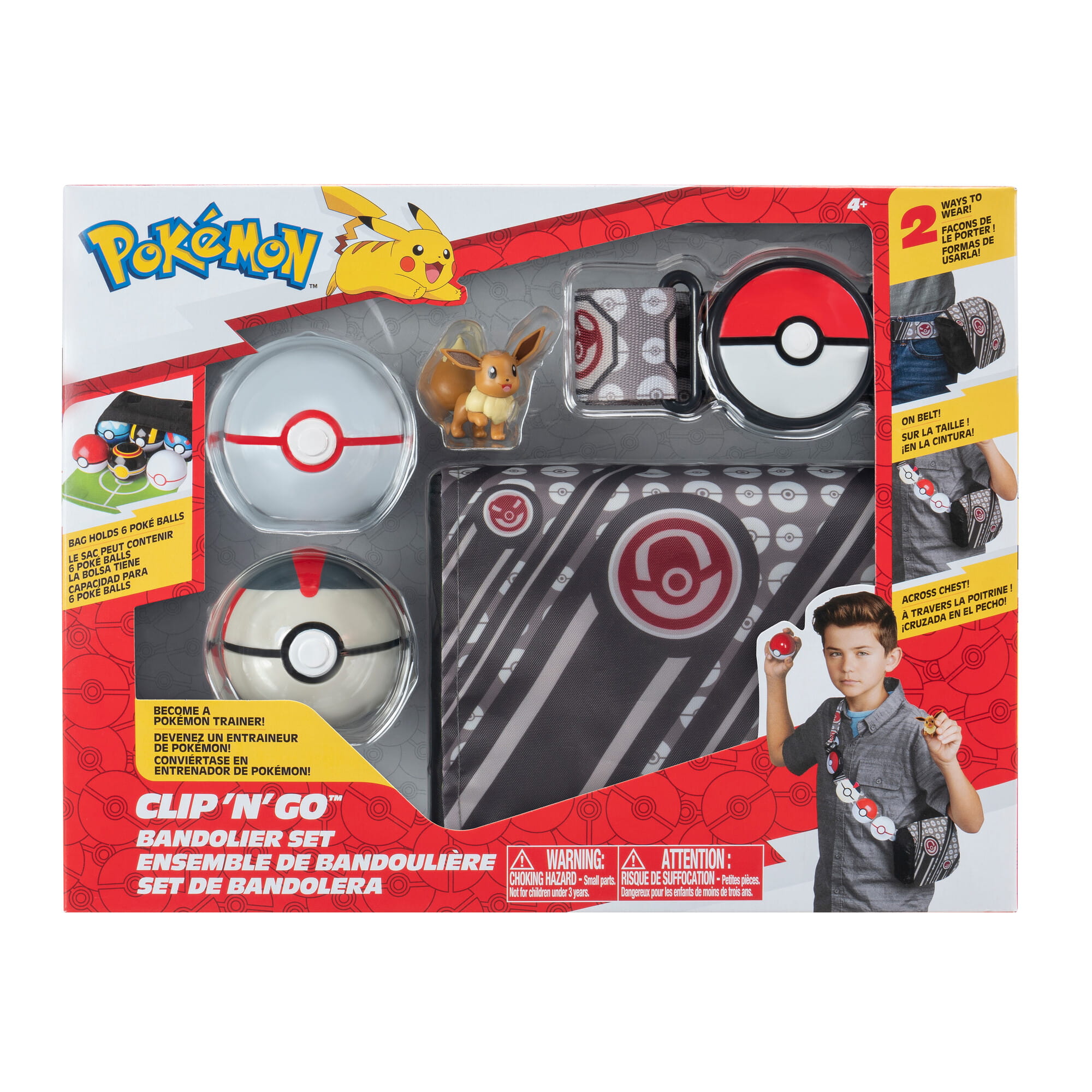 Pokemon zestaw Eevee z torbą i pasem (bandolier set)