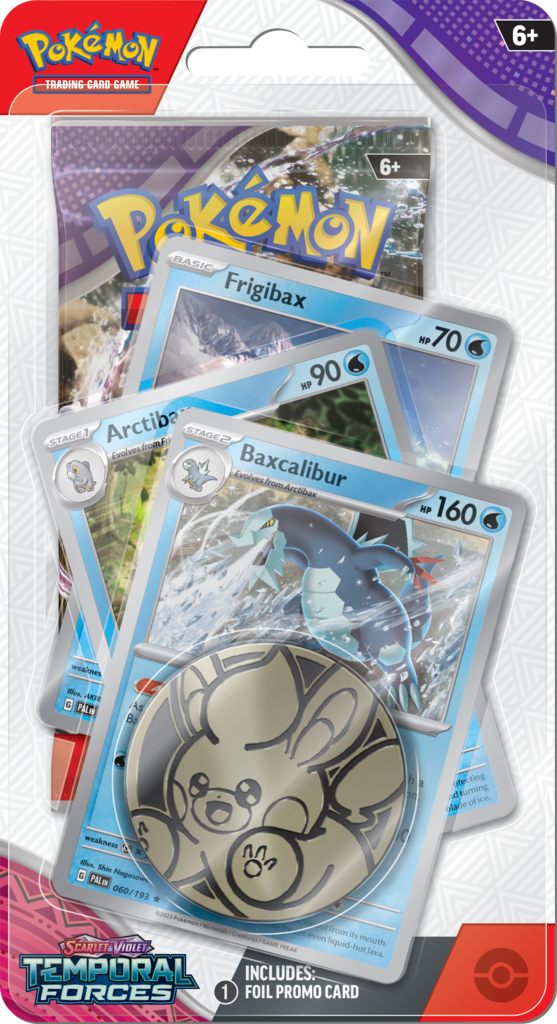 Pokémon TCG: Scarlet & Violet - Temporal Forces - Premium Checklane Blister - Baxcalibur