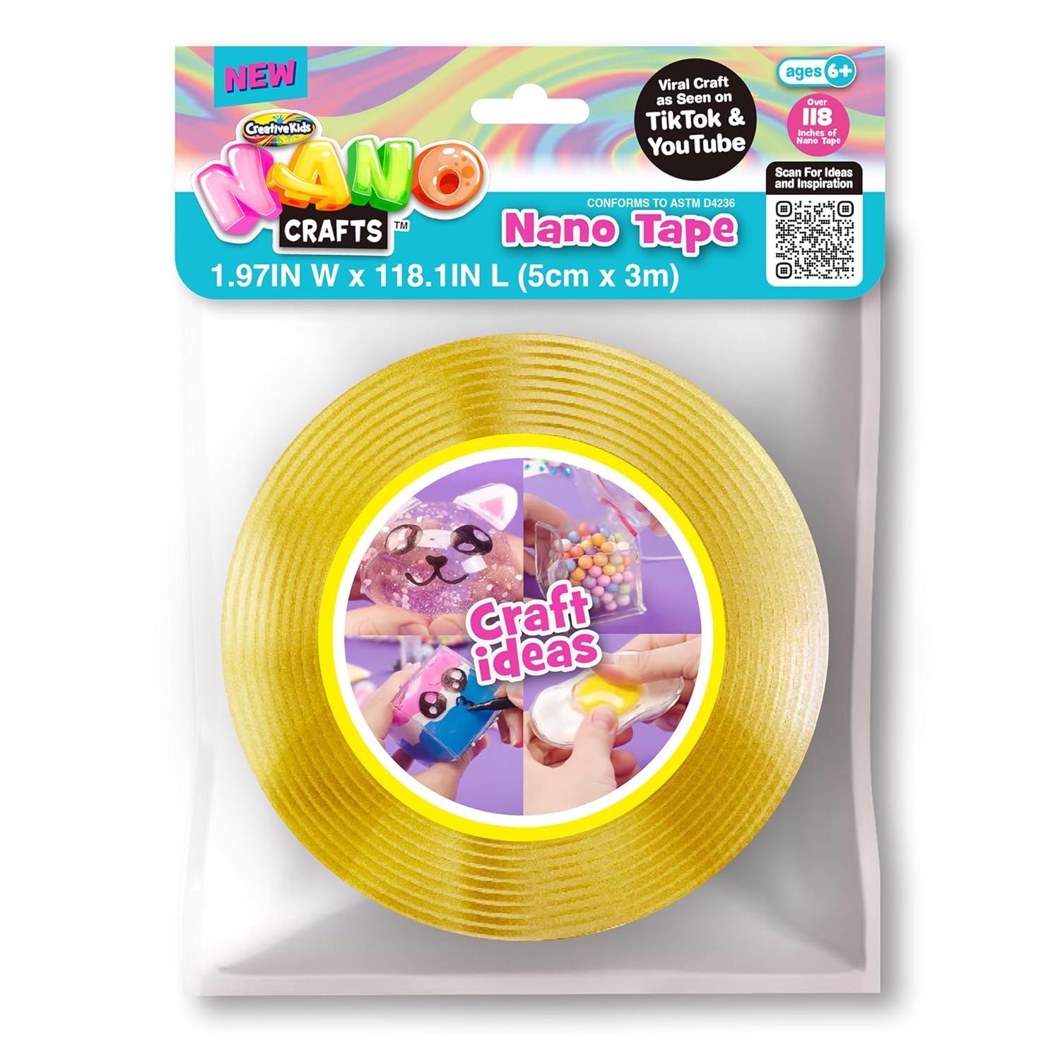 Nano Craft - Nano tape żółta MrPuggy.jpg