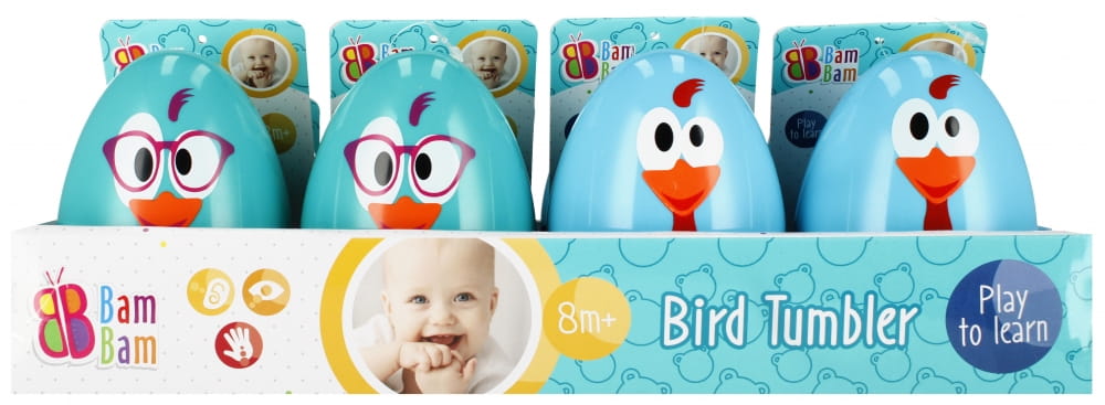 Wańka wstańka ptaszek 11cm - Bam Bam MrPuggy.jpg