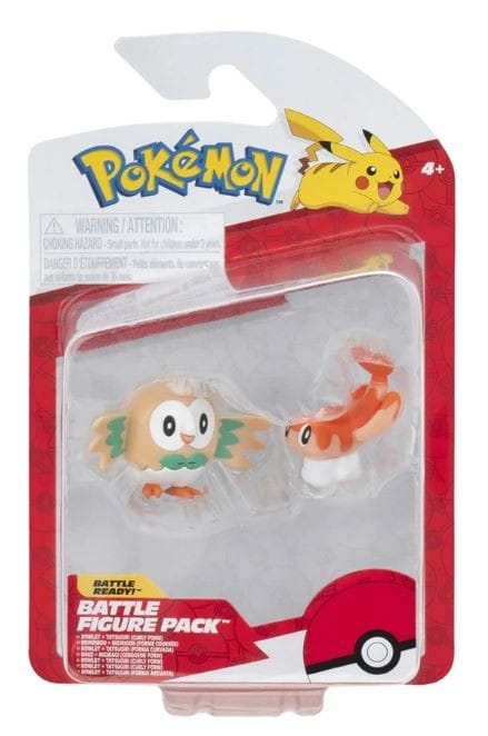 Pokemon - Figurki Rowlet + Tatsugiri