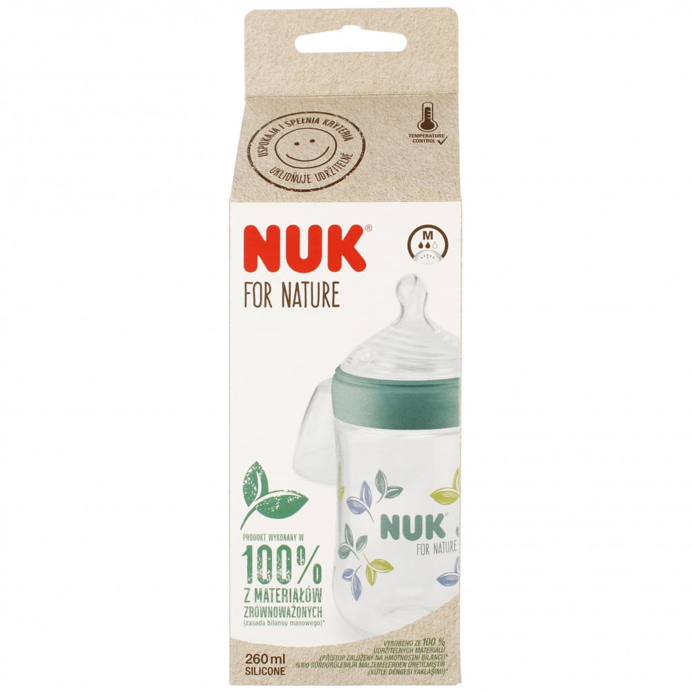 NUK butelka 260ml roz. M For Nature zielona.jpg