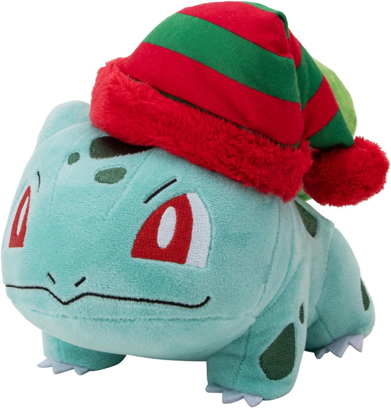 Maskotka Pokemon Bulbasaur zimowy - świąteczny 20cm Mr Puggy.jpg