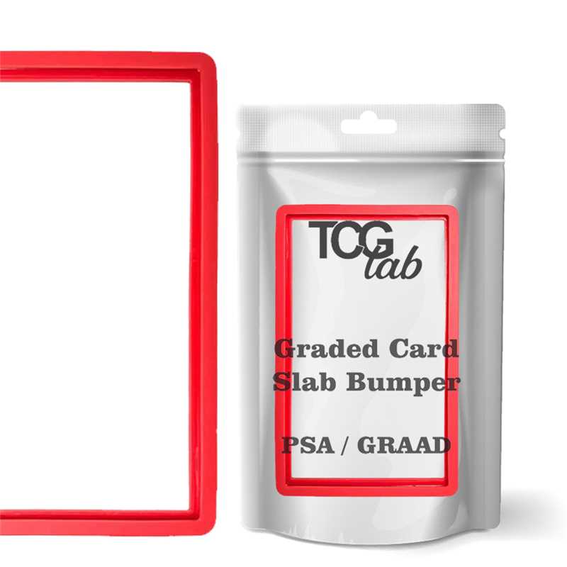 TcgLab Silicone Slab Bumper PSA czerwony.jpeg