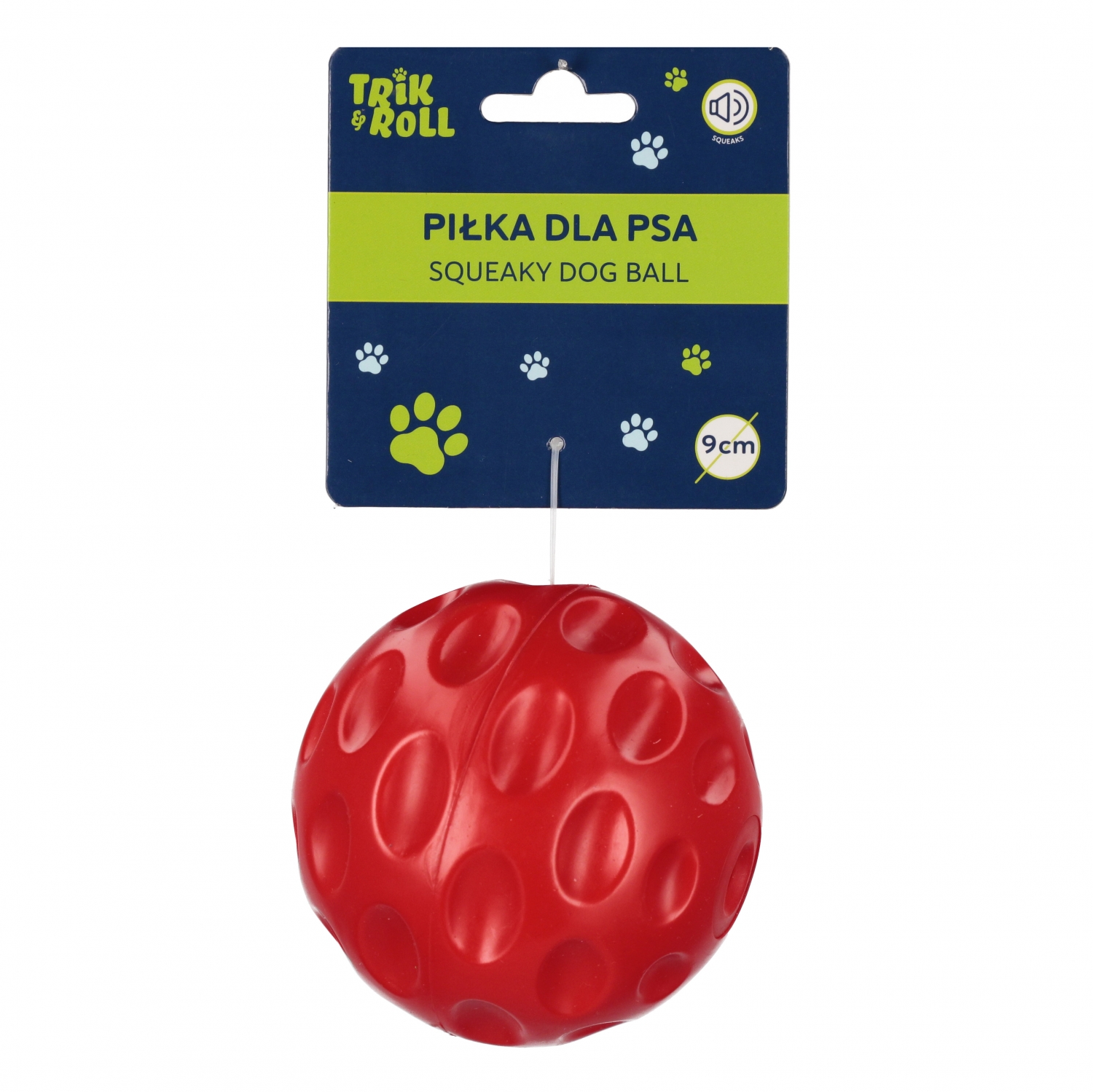 trik roll piłka z dźwiękiem mr puggy
