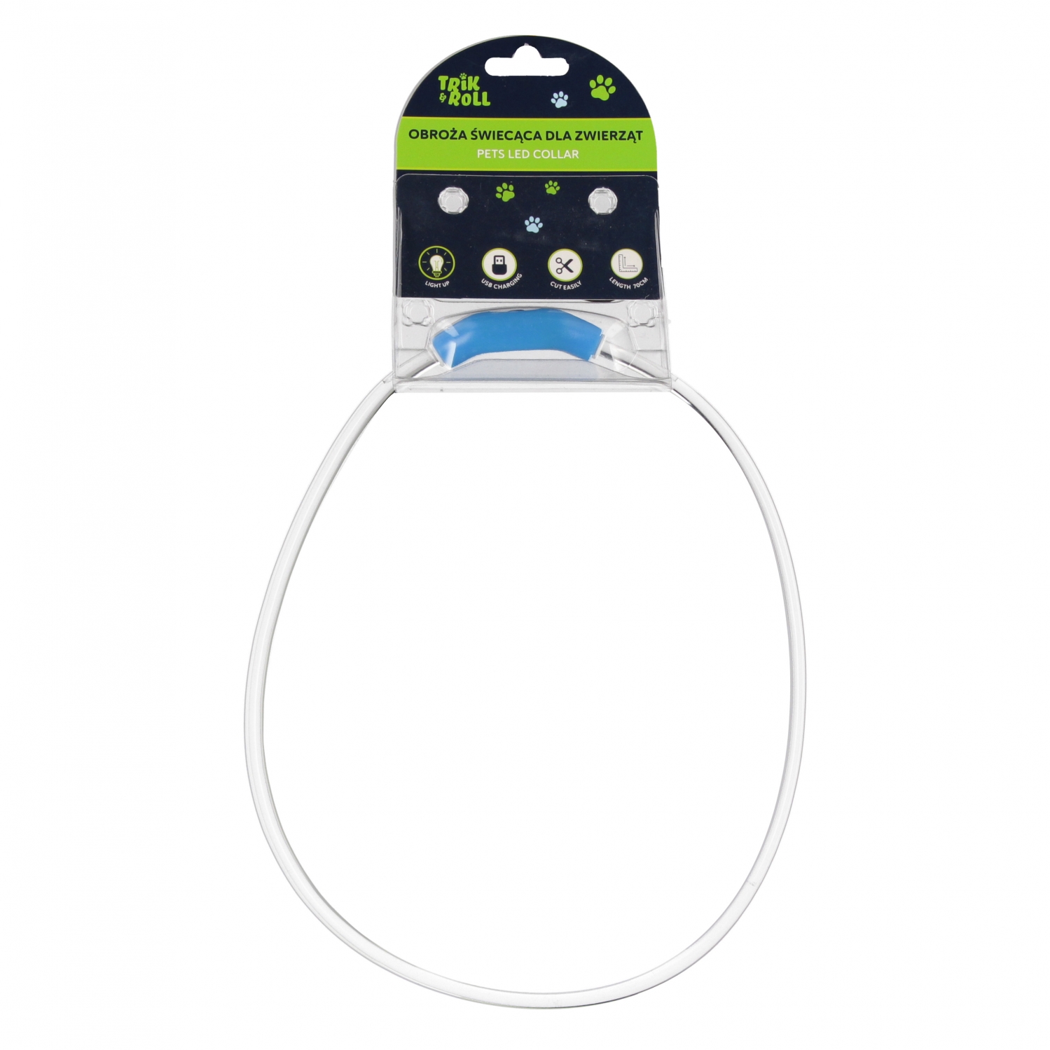 obroża led usb mr puggy