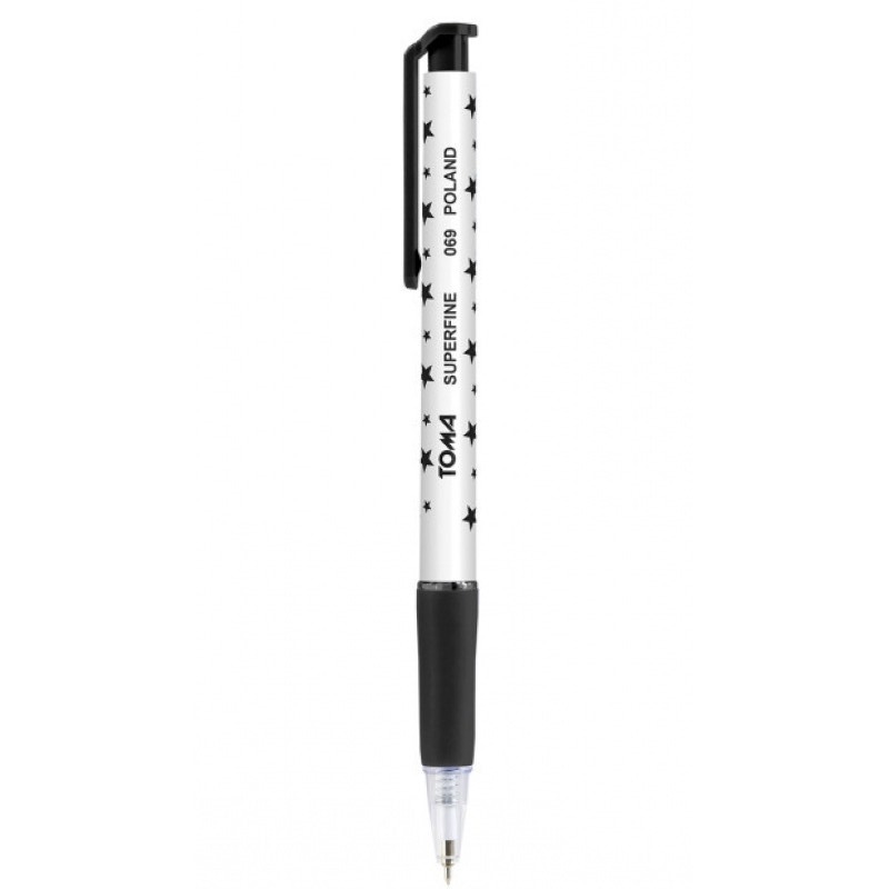 długopis 5 mm toma czarny mr puggy